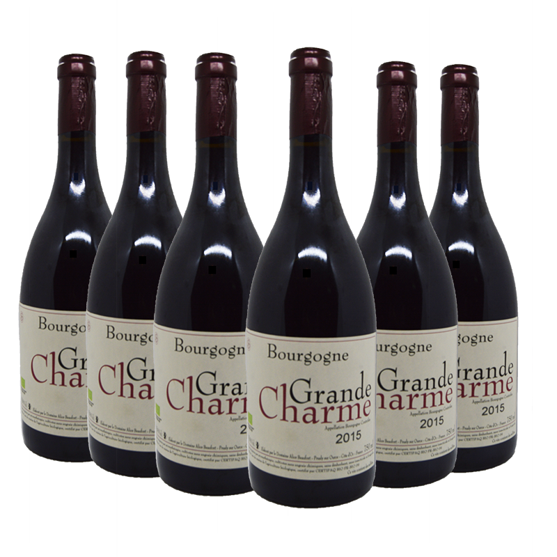 Alice Beaufort, Bourgogne Grand Charme Pinot Noir 2015, 6 fl